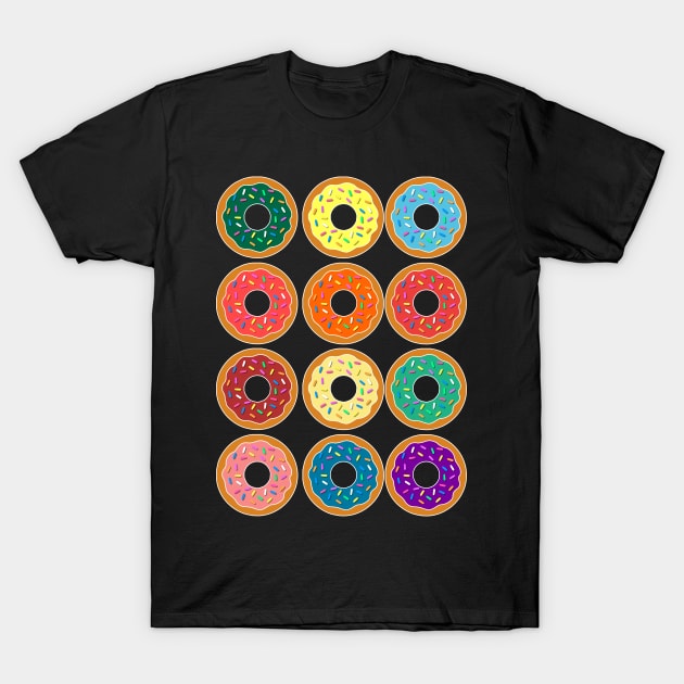 A Dozen Donuts No. 2 T-Shirt by headrubble